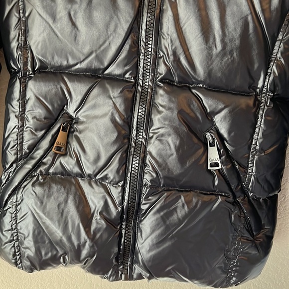 New Sam girls black puffer jacket - Picture 5 of 9